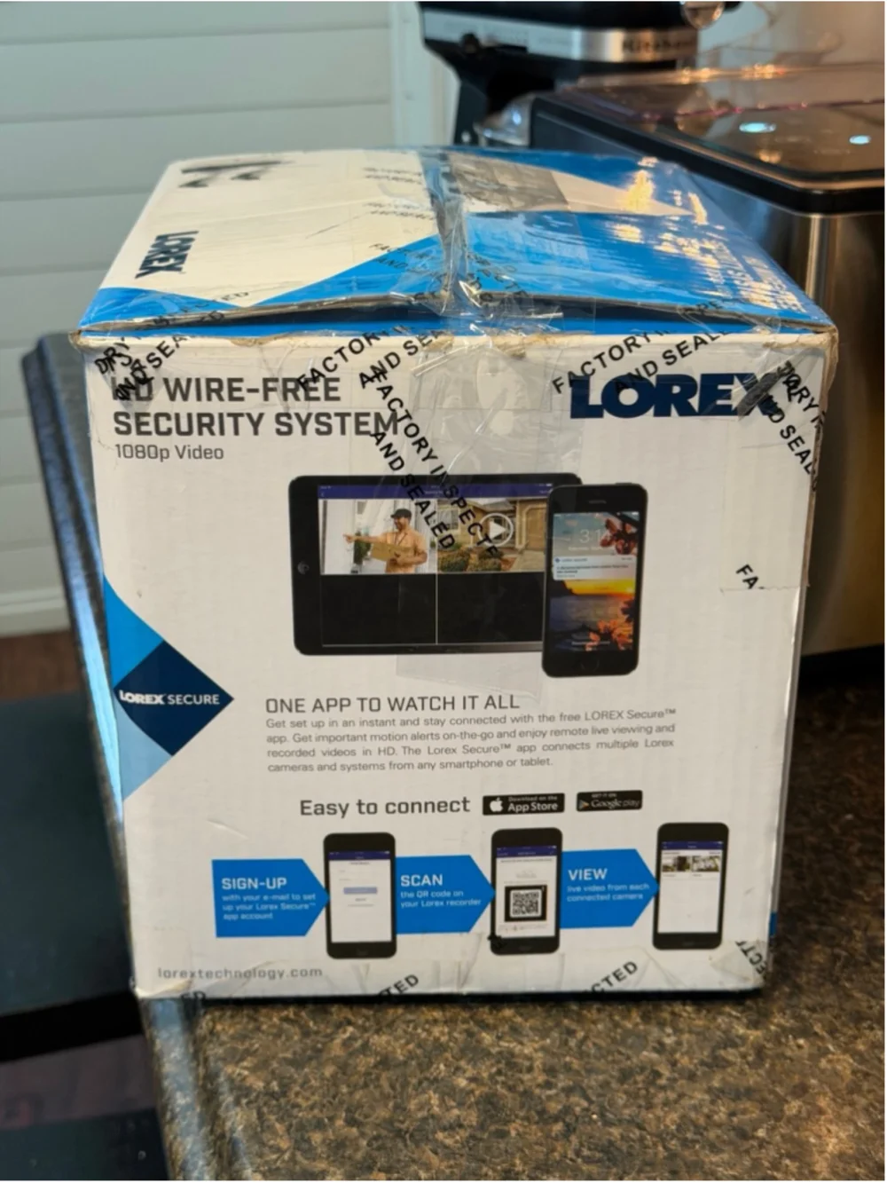 Lorex HD Wire-Free Security System 2 Cameras Wireless 1080p DVR 32GB